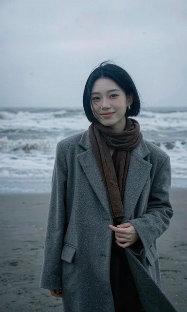 Off-Season Sea — turning back